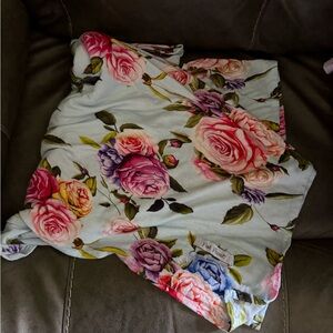 Posh Peanut Floral Bamboo Swaddle